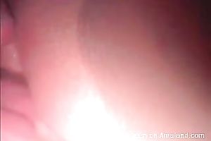 Adorable brunette hair legal age teenager receives her puffy pussy licked and fingered