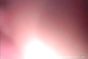 Adorable brunette hair legal age teenager receives her puffy pussy licked and fingered