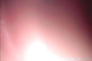 Adorable brunette hair legal age teenager receives her puffy pussy licked and fingered