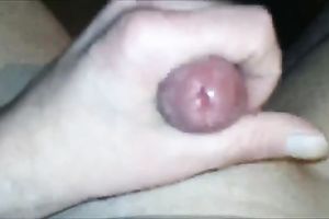 Jerking off my bald caged cock and cumming on my stomach