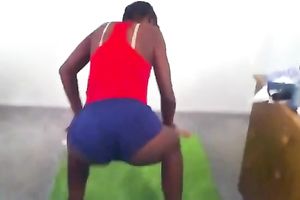 Homemade movie scene with my ally and me twerking our asses