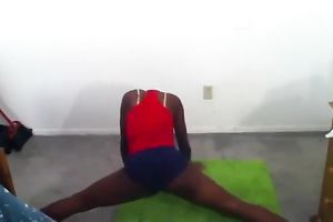 Homemade movie scene with my ally and me twerking our asses