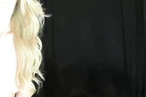 Shameless golden-haired bonks her snatch with her favorite sextoy