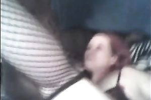 Poking my asshole with a sextoy and sucking a large black shlong