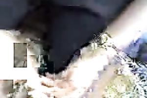 Dark skin Indian legal age teenager girlfriend blows my dick outdoors