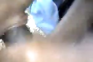 Dark skin Indian legal age teenager girlfriend blows my dick outdoors