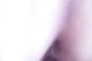 Drilling a redhead fattie's snatch from behind in homemade movie