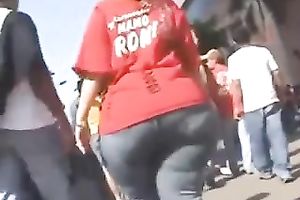 Hot compilation movie scene with big-assed non-professional women