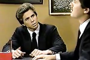 Mind blowing trio sex right on the office table