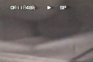 This stud watches those 2 having sex from the closet