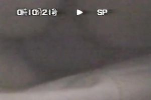 This stud watches those 2 having sex from the closet