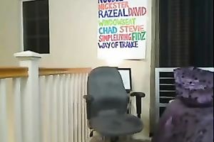 Jaw-dropping web camera show with a supple blond honey