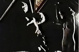 Hot retro vid with a golden-haired mamma getting screwed in the missionary pose