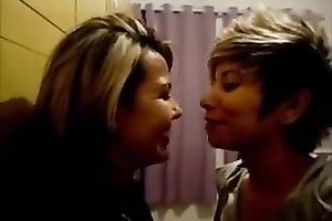 Webcam act with 2 hot lesbos making out passionately