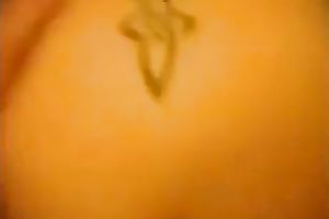 Hot golden-haired hottie gets drilled in her pointer sisters and in her muff in rest room