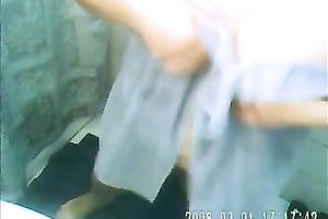 Here is my older saggy slutty wife with large whoppers on home hidden livecam vid