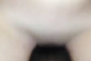 Blonde hottie sucks my BBC and takes a great ride on it