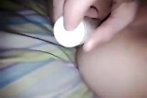 Gently poking myself with a sex-toy hoping that I will squirt
