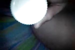 Gently poking myself with a sex-toy hoping that I will squirt