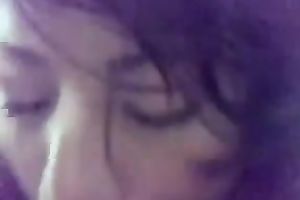 My breathtaking Asian fuckbuddy goes down on me in a car