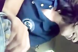 My breathtaking Asian fuckbuddy goes down on me in a car