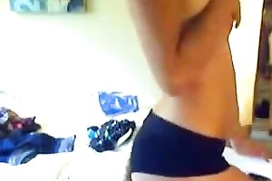 Webcam solo with my cute ex GF flashing her natural pointer sisters