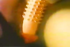 Prurient nympho stuffs her fuckhole with her sex toy