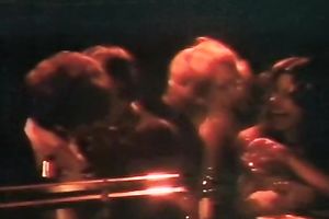 Beautiful topless hottie erotic performance