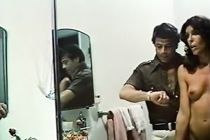 Beautiful topless hottie erotic performance