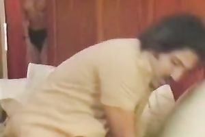 Blond haired dumpy gal with pleasing Tatas swallows sweet 10-Pounder