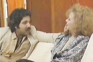 Blond haired dumpy gal with pleasing Tatas swallows sweet 10-Pounder