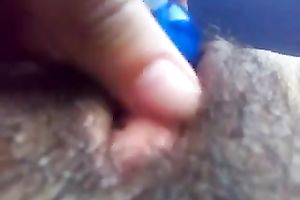 Close up POV movie scene with me toying my curly coochie