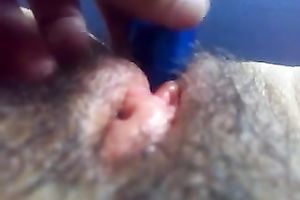 Close up POV movie scene with me toying my curly coochie