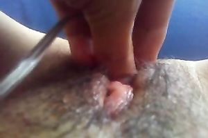 Close up POV movie scene with me toying my curly coochie
