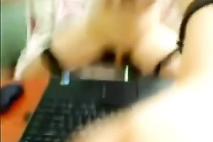 My slutty girlfriend with large bra buddies masturbates for me on camera