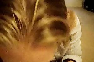Check out her hungry eyes when this babe gobbles my dark shaft