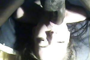 Homemade sex tape with me face-fucking a lascivious brunette hair floozy