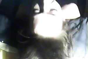 Homemade sex tape with me face-fucking a lascivious brunette hair floozy