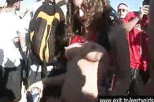 Public horniness insane bikini teenies