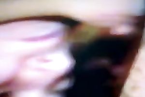 Woman riding a biggest dong in her bedroom on camera