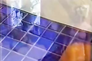 Horny white wife tries to receive cum delicacy standing on her knees