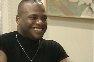 Sporty swarthy tramp with merry rack gets her furry burger eaten