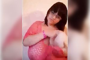 Nasty bitch from Poland shows off her gigantic billibongs