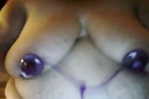 This big beautiful woman floozy can't live without playing with her giant hooters on camera