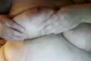 This big beautiful woman floozy can't live without playing with her giant hooters on camera