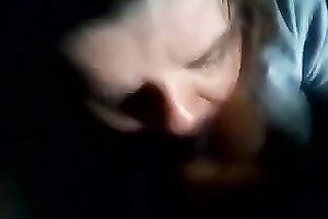Mature white white wife sucked my dark shlong after work
