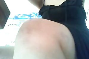 Dark-haired milf drills her hirsute cookie with a marital-device