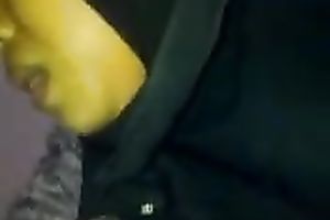 This gal is not shy to break the rules and fuck in front of the camera