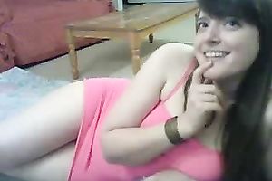 Petite and playful dark brown legal age teenager will undress and show her twat