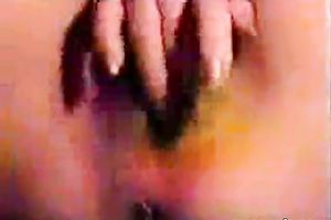 Amateur whore lets her BF help her finger her hirsute cookie